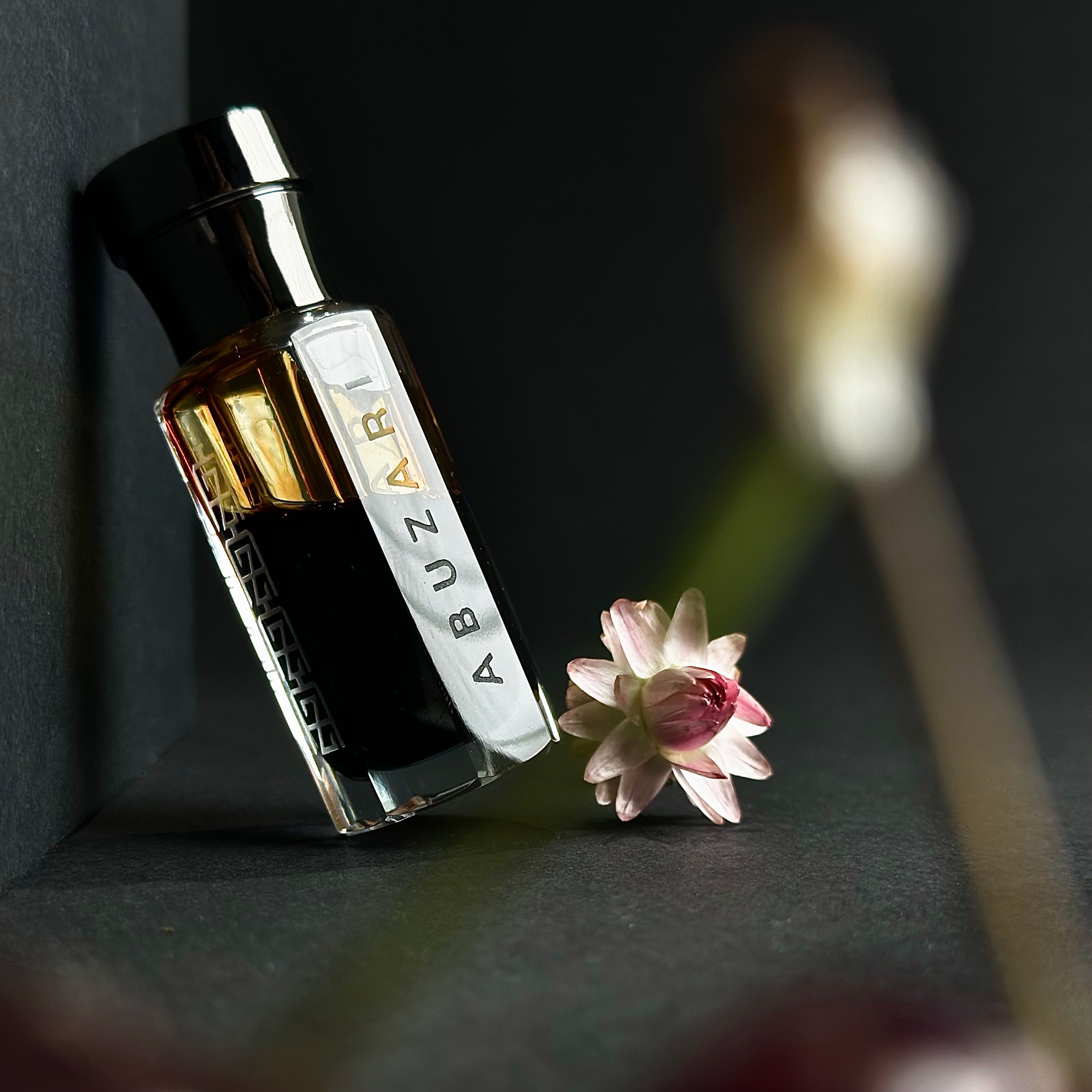 “Bitter Cherry Rose” alcohol-free perfume oil – Earthy, Rose, Musk – Abu Zari bottle photo