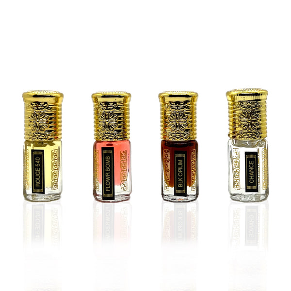 DESIGNER CHIC 4pc designer perfume oil set
